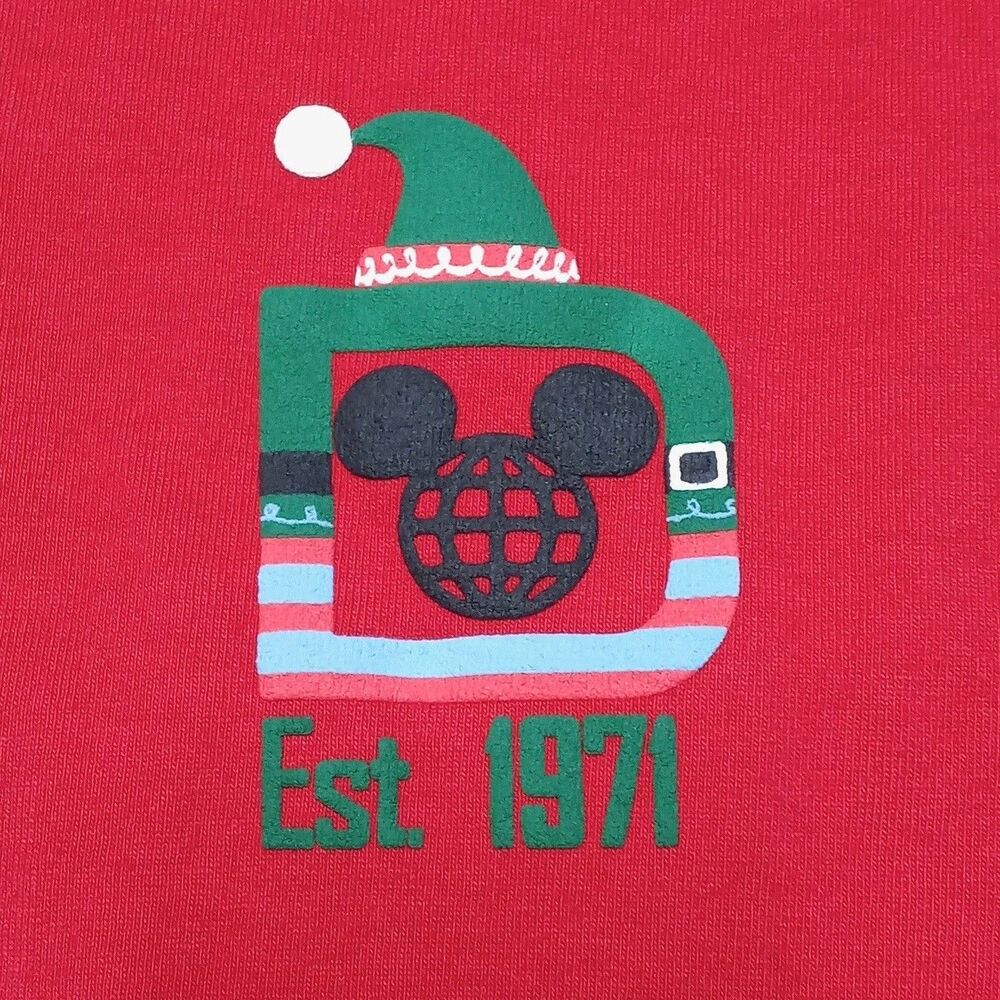 Walt Disney World Spirit Jersey Christmas Size Medium Holiday Character Logo - Picture 5 of 9